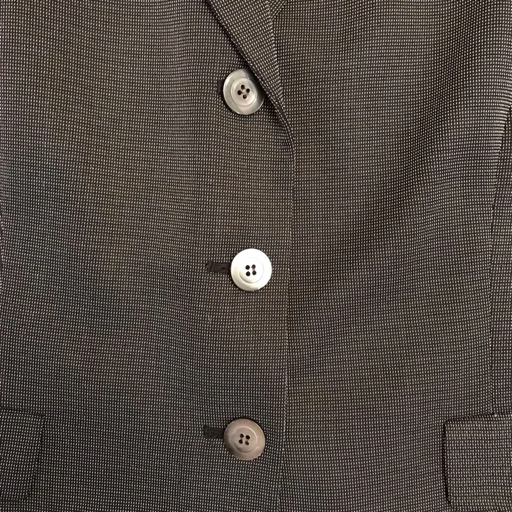 Jones Wear Premium Suit Blazer Jacket Size 16 Grey Career Office Business Corp